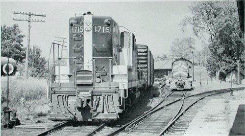from North Bennington platform, 1965