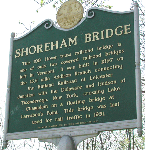 Shoreham bridge sign, 2003